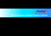 Thumbnail of document Manual - 760 Series Automatic Handheld Pressure Calibrator